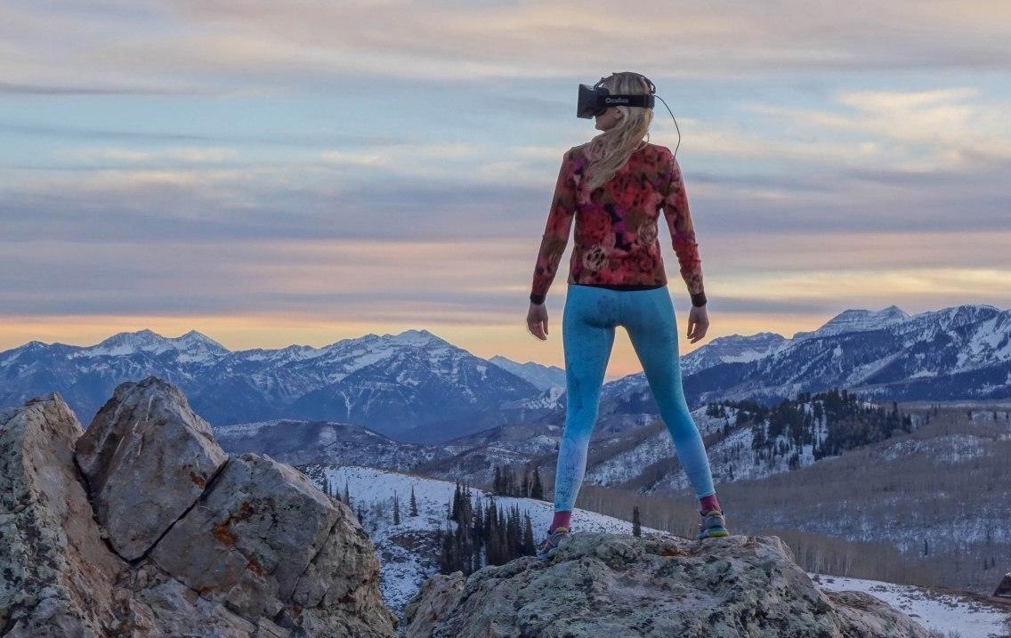 VR environment during rehabilitation